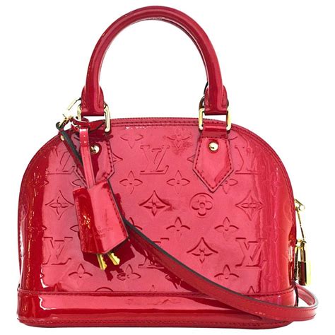 louis vuitton alma patent leather handbag|Louis Vuitton Alma bag monogram.